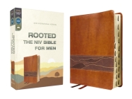 Rooted: The NIV Bible for Men, Leathersoft, Brown, Thumb Indexed, Comfort Print By Livingstone Corporation (Editor) Cover Image