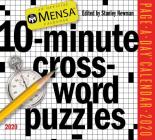 Mensa 10-Minute Crossword Puzzles Page-A-Day Calendar 2020 By Stanley Newman (Editor), Workman Calendars (With) Cover Image