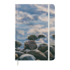 Stone Paper Water Stone Lined Notebook: Stone Paper, Waterproof Sewn Bound Cover Image