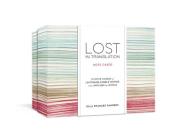 Lost in Translation Note Cards: Untranslatable Words from Around the World By Ella Frances Sanders Cover Image