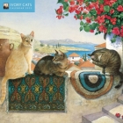 Ivory Cats Mini Wall calendar 2022 (Art Calendar) By Flame Tree Studio (Created by) Cover Image