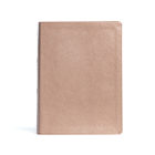 CSB Study Bible, Rose Gold LeatherTouch Cover Image