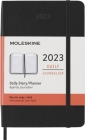 Moleskine 2023 Daily Planner, 12M, Pocket, Black, Soft Cover (3.5 x 5.5) Cover Image
