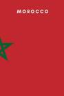 Morocco: Country Flag A5 Notebook to write in with 120 pages By Travel Journal Publishers Cover Image