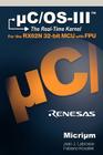uC/OS-III for the Renesas RX62N By J. Labrosse Jean, Kovalski Fabiano Cover Image