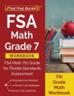 FSA Math Grade 7 Workbook: FSA Math 7th Grade for Florida Standards Assessment [7th Grade Math Workbook] By Test Prep Books Cover Image