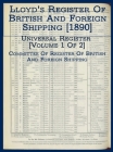 Lloyd's Register of British and Foreign Shipping [1890]: Universal Register [Volume 1 of 2] By Committee of Register Cover Image
