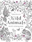 Wild Animals: Adult coloring book: 30 Original Coloring Pages of animals, birds, fish and a lot of wonderful flowers for Stress Reli (Volume 1 #1) By Valeria Slavova Cover Image