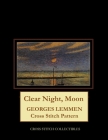 Clear Night, Moon: Georges Lemmen Cross Stitch Pattern By Kathleen George, Cross Stitch Collectibles Cover Image