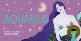 Aquarius Pocket Zodiac Cards: 40 Magical Messages from the Stars Cover Image
