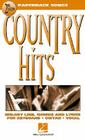 Country Hits: Paperback Songs By Hal Leonard Corp (Other) Cover Image
