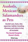 Axolotls, Mexican Salamanders as Pets. Axolotls Care, Facts, Diet, Aquarium, Habitat, Breeding, Diseases and Where to Buy All Included. the Axolotl Co By Elliott Lang Cover Image