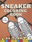 Sneaker Coloring Book: Urban Da Vinci, Fashion Modern Teens Colouring For Kids Adult, Air Jordan Created Relieving Heads, Amazing Collectors Cover Image