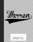 Calligraphy Paper: WARREN Notebook By Weezag Cover Image