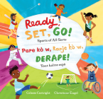 Ready, Set, Go! (Bilingual Haitian Creole & English): Sports of All Sorts By Celeste Cortright, Christiane Engel (Illustrator) Cover Image