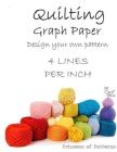 Quilt Graph Paper: 3 Lines Per Inch By Thor Wisteria Cover Image