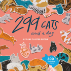 299 Cats (and a Dog) 300 Piece Cluster Puzzle: A Feline Cluster Puzzle By Lea Maupetit (Illustrator) Cover Image