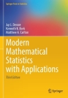 Modern Mathematical Statistics with Applications (Springer Texts in Statistics) By Jay L. DeVore, Kenneth N. Berk, Matthew A. Carlton Cover Image