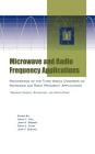 Microwave and Radio Frequency Applications: Proceedings of the Third World Congress on Microwave and Radio Frequency Applications, September 2002, in Cover Image