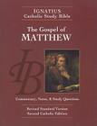 The Gospel According to Matthew (2nd Ed.): Ignatius Catholic Study Bible By Scott Hahn, Ph.D. Cover Image