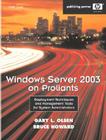 Windows Server 2003 on HP Proliant Servers (HP Professional) By Gary L. Olsen, Bruce Howard Cover Image