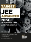 TARGET JEE Advanced 2024 - 11 Previous Year Solved Papers (2013 - 2023) & 5 Mock Tests Papers 1 & 2 - 18th Edition By Disha Experts Cover Image