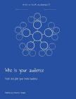 Who is your audience: Track and plan your brand audience By Character Designs Cover Image