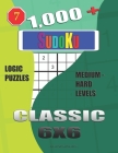 1,000 + Sudoku Classic 6x6: Logic puzzles medium - hard levels By Basford Holmes Cover Image