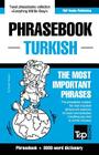 English-Turkish phrasebook and 3000-word vocabulary By Andrey Taranov Cover Image