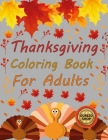 Thanksgiving Coloring Book For Adults By Ourezo Shop Cover Image