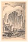 Vintage Journal New York scene with Chrysler building and Grand Central Station By Found Image Press (Producer) Cover Image