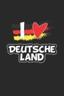 Deutsche Land: Monatsplaner, Termin-Kalender - Geschenk-Idee für Fussball & Deutschland Fans - A5 - 120 Seiten By D. Wolter Cover Image