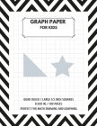 Graph Paper for Kids 1/2 Inch Squares: Large 1/2 Inch Squares Perfect For Math Drawing and Graphing double-sided Graph Paper Composition Notebook for Cover Image
