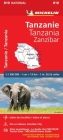 Michelin Tanzania Zanzibar Road and Tourist Map 810 Cover Image