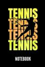 Tennis Notebook: Geschenkidee Für Tennis Spieler - Notizbuch Mit 110 Linierten Seiten - Format 6x9 Din A5 - Soft Cover Matt By Tennis Publishing Cover Image