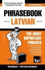 English-Latvian phrasebook & 250-word mini dictionary By Andrey Taranov Cover Image