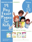 19 Day Feast Pages for Kids Volume 2 / Book 3: Early Bahá'í History - Lionhearts from the Time of the Báb (Issues 9 - 12) Cover Image
