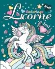 Licorne - 2en1 - Nuit: Livre de Coloriage Pour les Enfants de 4 à 12 Ans - 2 livre en 1 - Edition Nuit Cover Image