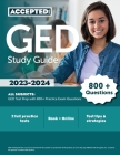 GED Study Guide 2023-2024 All Subjects: GED Test Prep with 800+ Practice Exam Questions Cover Image