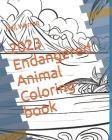 2023 Endangered Animal Coloring book Cover Image