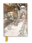 Arthur Rackham: Alice In Wonderland Tea Party (Foiled Blank Journal) (Flame Tree Blank Notebooks) Cover Image