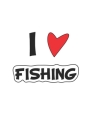 I Love Fishing: Notebook for Angler & Fishing Fans - dot grid - 6x9 - 120 pages By D. Wolter Cover Image