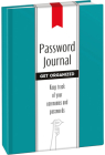 Password Journal: Caribbean Blue By Dover Cover Image