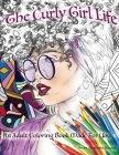 The Curly Girl Life Adult Coloring Book Cover Image