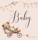 Bear Baby Shower Guest Book (hardback) Cover Image