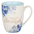 Christian Art Gifts Ceramic Mug for Women the Lord Is My Strength - Psalm 27:8 Inspirational Bible Verse, 12 Oz. By Christian Art Gifts (Created by) Cover Image
