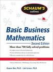 Schaum's Outline of Basic Business Mathematics By Eugene Don, Joel Lerner Cover Image