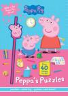 Peppa Pig Little Piggy Puzzles: With a Fun Peppa Pig Straw!  Cover Image