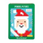 Merry Christmas! Pixel Pictures By Mudpuppy, Jillian Phillips (Illustrator) Cover Image