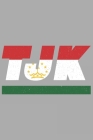 Tjk: Tadschikistan Tagesplaner mit 120 Seiten in weiß. Organizer auch als Terminkalender, Kalender oder Planer mit der Tads By Mes Kar Cover Image